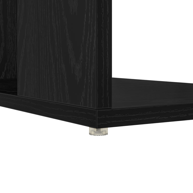 Computer Desk, Black Oak