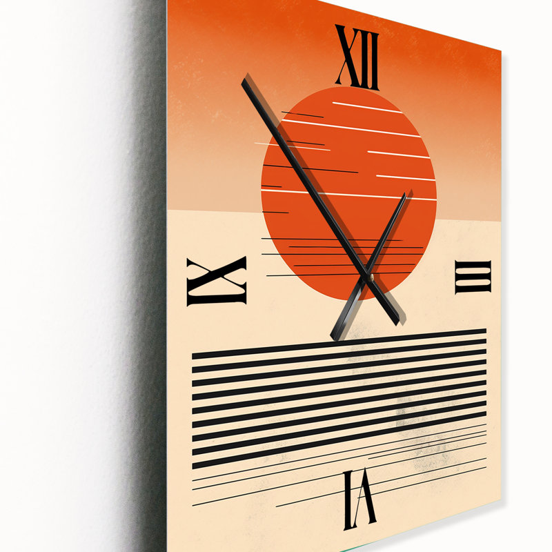Horloge murale géométrique Minimal, Très grand
