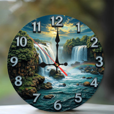 Horloge murale Waterfall