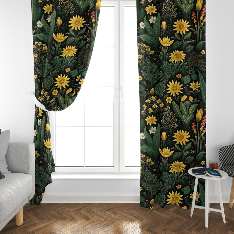 Janus Room Darkening Curtain, 40" W x 52" L