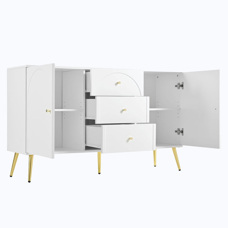 Armoire de rangement en bois à 3 tiroirs