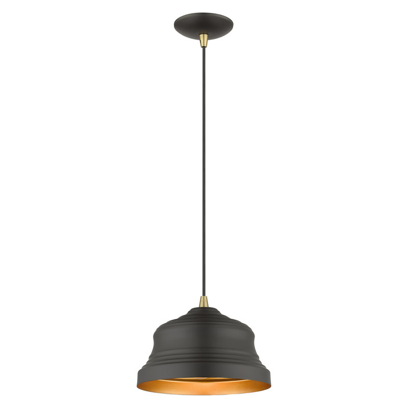 1 - Light Bell Pendant, Bronze