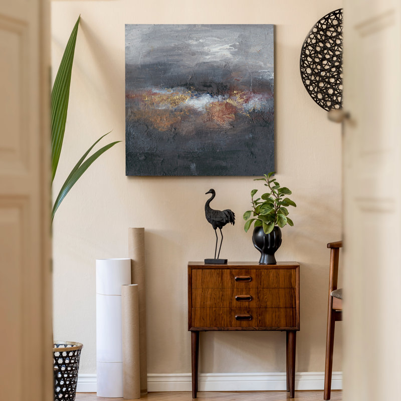 «Mountains in the Mist IV», reproduction sur toile tendue, H 40 po x l 40 po x P 1 po