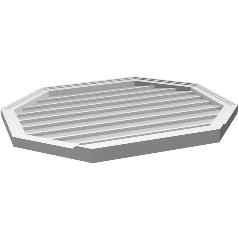Évent horizontal gondole allongé en surface octogonal Signature, H 30 po x l 36 po x P 2 po