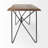 Elidge Solid Wood Iron Writing Desk