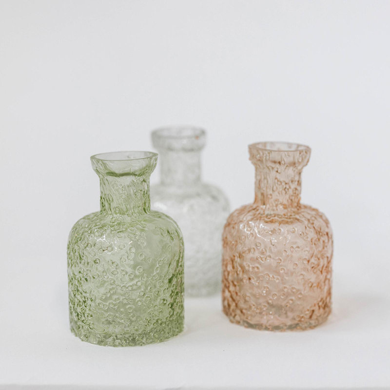 Bouteille décorative texturée, Clair