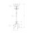 Versatile Free Standing Coat Rack With Multiple Hooks For Entryway And Bedroom