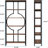 Linsly 70.9'' H X 27.55'' W Etagere Bookcase