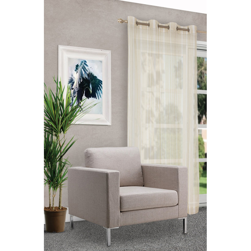 Ensemble de rideaux transparents 2 pièces Madison
