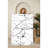 Antibacterial Cotton Area Rug, 3.3 x 6.6 ft, White & Black | Non-Slip PVC Underside, 0.3 in Pile Height, 0.3 in Total Thickness | Machine Washable, Durable Dot Base | Perfect for Home Decor & Living Spaces-112936097