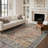 Oriental Neutral Vintage Machine Washable Non-Slip Red / Beige Indoor Area Rug-131847123-106619688