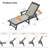 Plastic And Textilene Adjustable Patio Outdoor Chaise Lounge Chairs With Wheel Adjustable Textilene Recliner-570289847