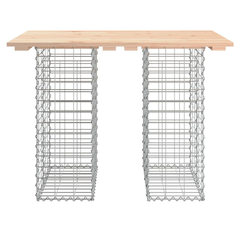 Alain Outdoor Bench, 72 cm H x 100 cm W x 70 cm D, Wood Pine
