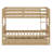 Bunk Bed With Integrated Trundle, Sturdy Ladder, And Protective Guardrails-1860374985