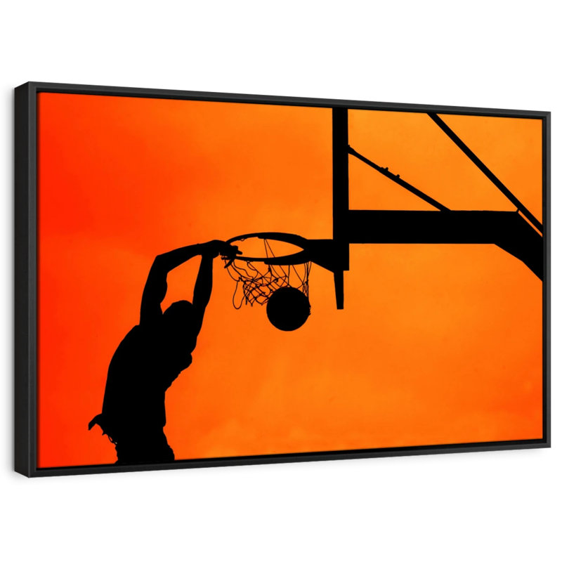 Impression sur toile Basketball Dunk Shadow