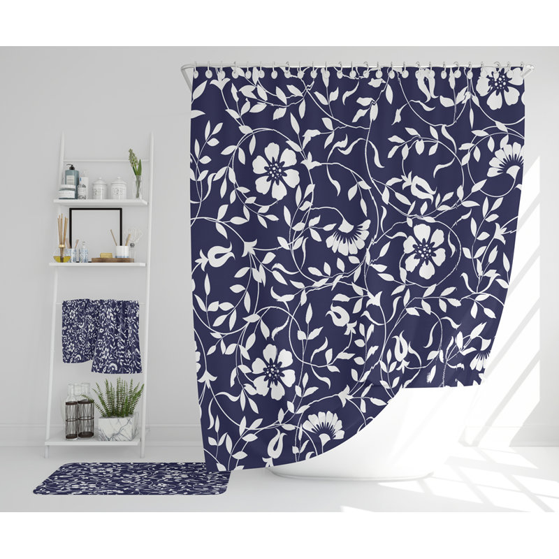 Nel Polyester Shower Curtain Set