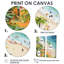 «Pastel Color Coastal Beach Scene Paradise - Coastal Beach, impressions sur toile, ensemble d'art mural vert bord de mer, lot de 2-257505741-257505740-257505717