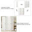 160cm W x 170cm H 4 - Panel Folding Room Divider