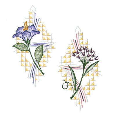 Fensteraufkleber Flowers