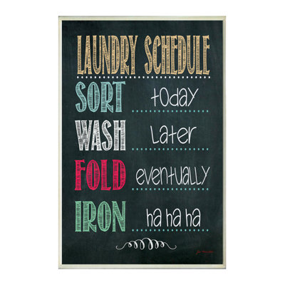 Tableau noir murale plan de lavage