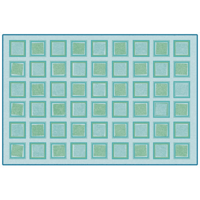 Rectangle Machine Tufted Nylon Rug