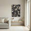 «Gray River Stones», art mural sur toile monochrome texturé-132735469