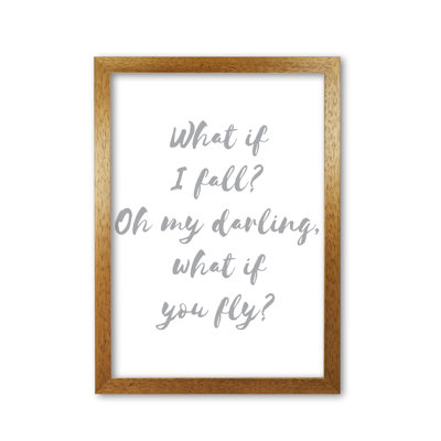 What If I Fall? - Print
