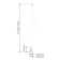 Wohoda H Type Track Lighting Pendant with E26 Socket Cord Adjustable 4 feet