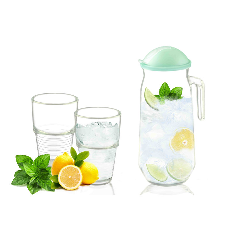 Glass 3 - Piece Beverage Serving Set