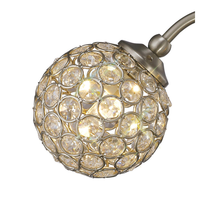 Armed Sconce, Satin Nickel