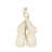 Cole And Grey Ceramic Elephant Decorative Sculpture With Raised Trunks