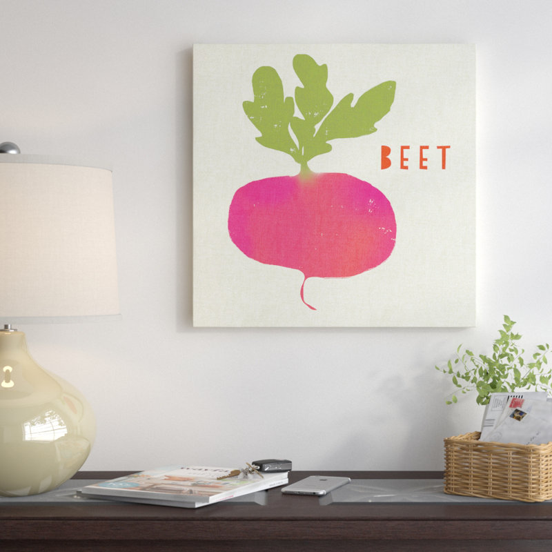 « summer legumes i », impression sur toile tendue, H 12 po x l 12 po x P 0,75 po, Toile tendue, Pas de tapis