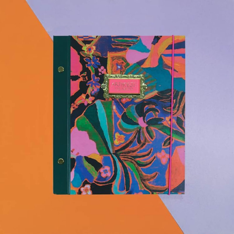  Arthouse A5 Hardback Journal & Pen In Tin Set - Psychedelic Dreams