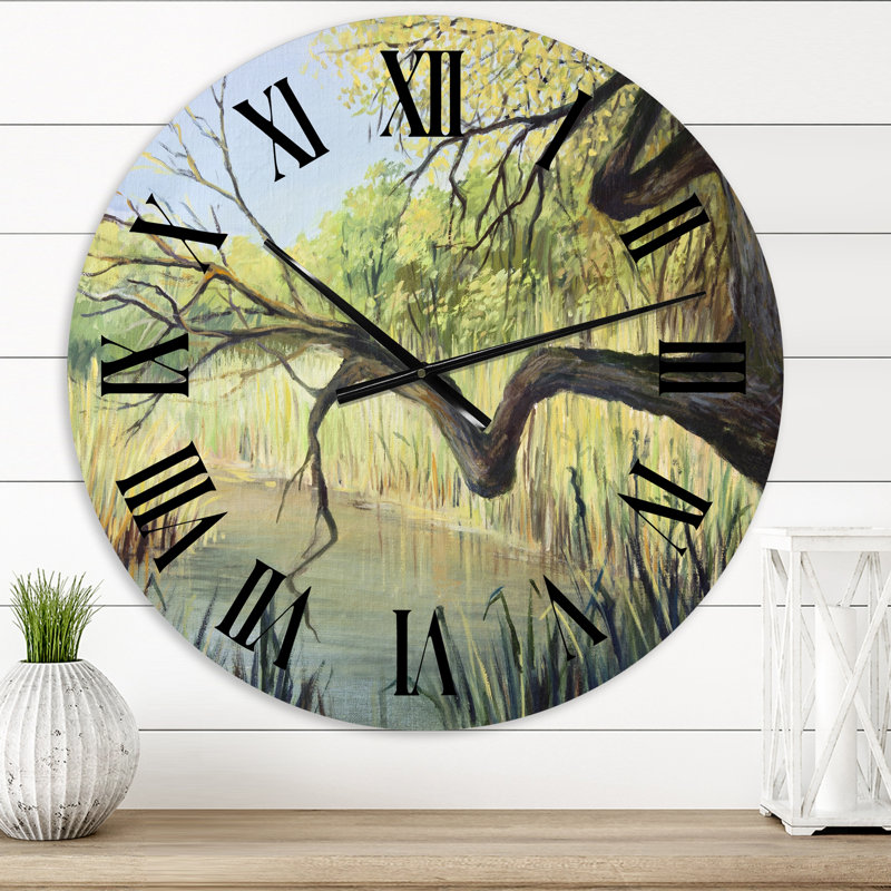 Horloge murale The Lake of Silence - Lake House, Moyen