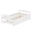 Lit plateforme simple avec lit gigogne Epine-396197211
