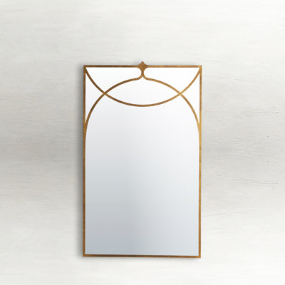 Swan Rectangle Metal Wall Mirror