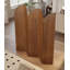 Cloison pliable en bois massif arqué multi-panneaux