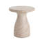 Table d'appoint en béton léger d'extérieur / d'intérieur Travertine