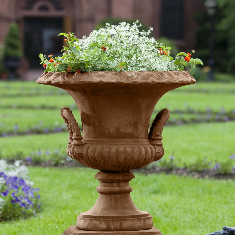 Pot de fleurs Smithsonian, Pierre brune