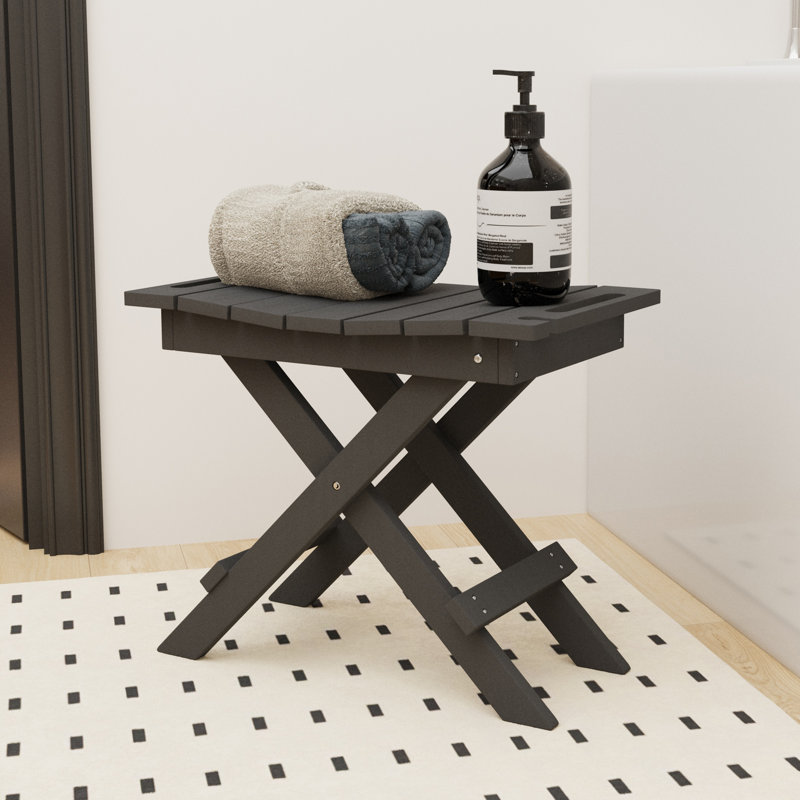  Banc de douche pliant, siège de tabouret de salle de bain Hdpe l 20 po