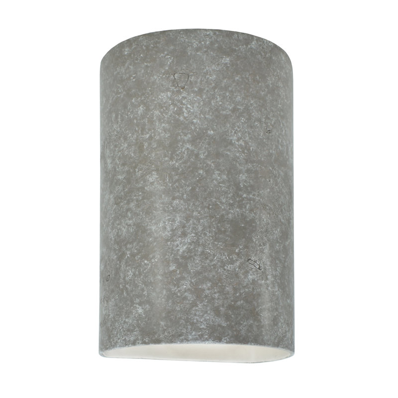 Krimhilde Ceramic Wall Light, Incandescent, Hammered Copper, 9.5" H x 5.75" W x 4" D