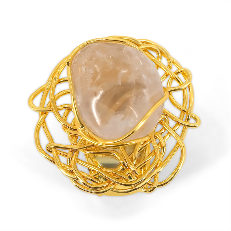 Modern Stone Napkin Ring