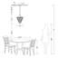 Victoire Conical 4-Light 14" Antique Copper Unique Tiered Chandelier-281254747