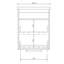 Damini 655mm Single Bathroom Vanity with Integrated Ceramic Basin-127532111