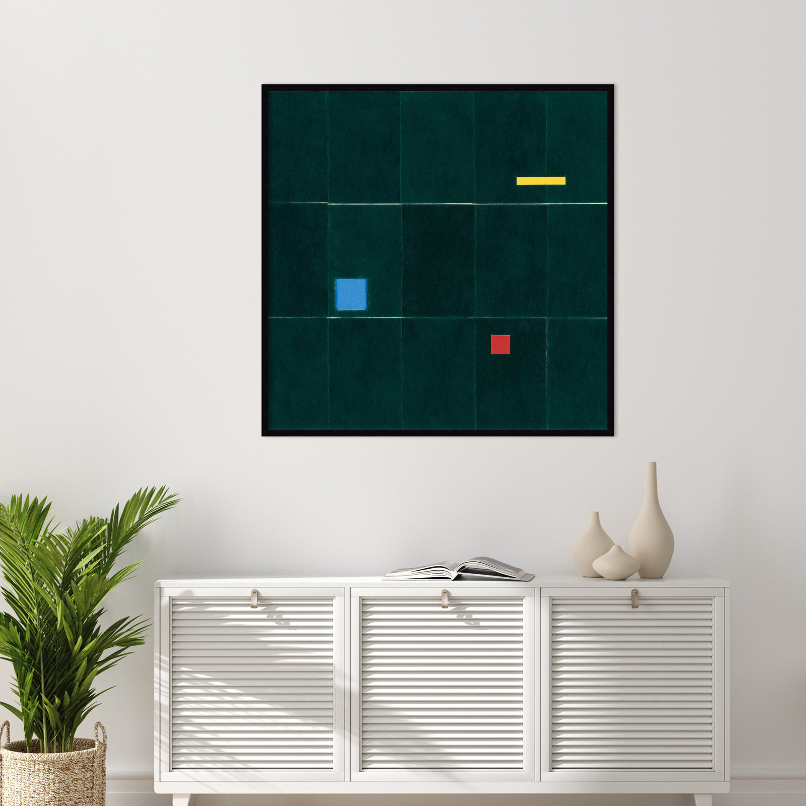 Kitchen Scourers Print by Alex Dunn, 41" H x 41" W x 1" D, Black