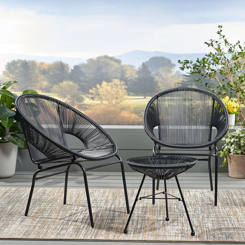 3 Piece Rattan Seating Group