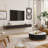 Floating TV Stand, Modern Wall-Mounted Entertainment Center with 3 Drawers, Solid Wood, Walnut Venee-771335478
