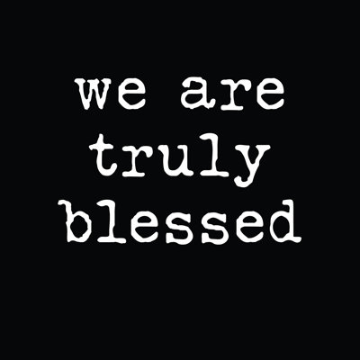 Truly Blessed 2 - Wrapped Canvas Print