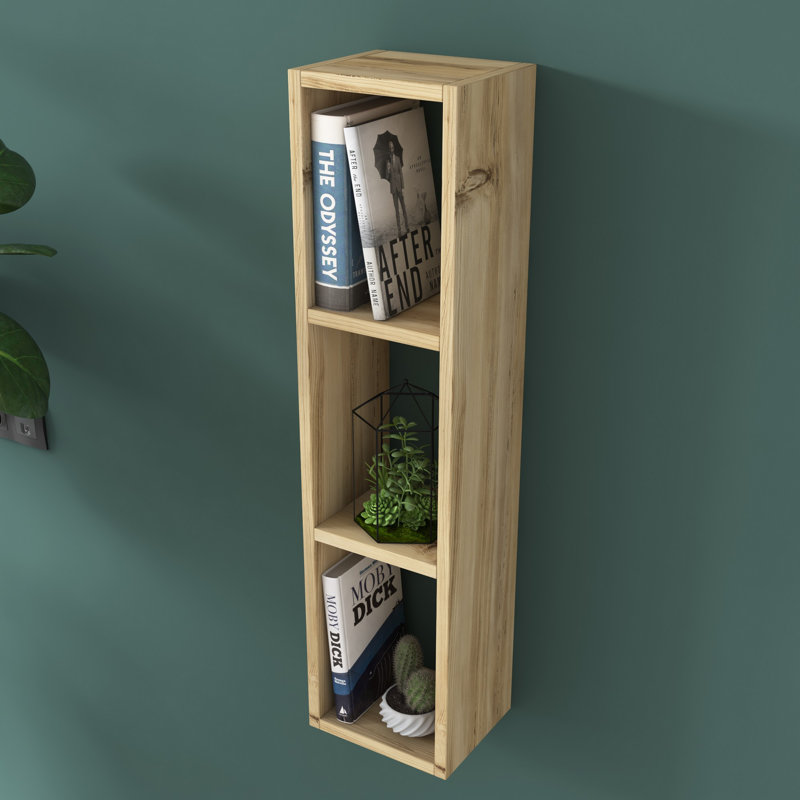 Modern Wall Shelf, 8.7 x 35.4 x 7.3 inches | 100% Melamine Coated Particle Board, Shelf Height: 11.1 inches | Wall-Mountable Design, Perfect for Home Decor & Storage Solutions, Stylish and Functional Addition to Any Room