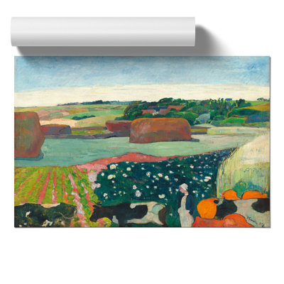 Haystacks In Brittany by Paul Gauguin - No Frame Painting